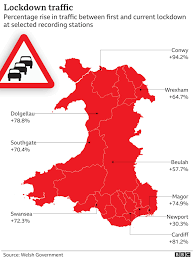 People in the shielding group (clinically extremely vulnerable) in wales are being advised to shield until 31 march. Covid Traffic On Welsh Roads 60 Higher Than First Lockdown Bbc News