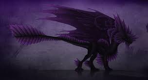 Black And Purple Dragon Art Purple Dragon Shadow Dragon Black Magic Mythological Creatures