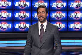 Guest host aaron rodgers responds to the questions about guest hosting, alex trebek, celebrity jeopardy!, and his lifelong love of jeopardy! Aaron Rodgers Jeopardy Guest Host Debut Promising