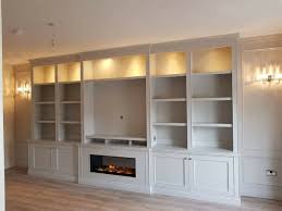 Bespoke Tv Unit With Electric Fire Built In Tv Wall Unit Bedroom Wall Units Living Room Tv Unit Designs
