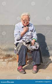 Chinese Granny Sit Outside Enjoying the Sun, Beijing, China Editorial Stock  Photo - Image of heritage, orient: 91246763