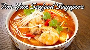 Tom yum or tom yam is a type of hot and sour thai soup, usually cooked with shrimp (prawn). Tom Yam Style Singapore Ibu Mertuaku Tomyam Singapore Youtube