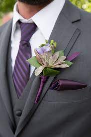 Rustic Nocal Ranch Wedding Purple Outdoor Weddings Wedding Suits Purple Wedding