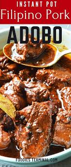Instant Pot Pork Adobo Filipino Style With Video Foodies Terminal Recipe Pork Recipes Easy Beef Recipes Easy Pork Adobo