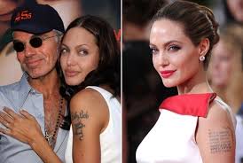 Maybe you would like to learn more about one of these? Angelina Jolie Billy Bob Tattoo Removal Angelina Jolie Movies