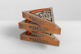 Pizza Slice Box Packaging Mockup By Ina717 On Envato Elements Pizza Box Design Pizza Slice Pizza Boxes