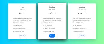 A basic bootstrap table has a light padding and only horizontal dividers. 11 Bootstrap Pricing Table Examples