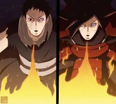 Madara And Obito Fire Jutsu By Aconst On Deviantart Madara Uchiha Anime Naruto Anime