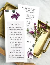 Fotor's program maker helps you make a stunning program and highlight each segment of your event with a few clicks. Wedding Program Wording Magnetstreet Weddings