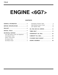 Mitsubishi montero sport 2004 service manual. 2001 Mitsubishi Montero Pajero Service Repair Manual