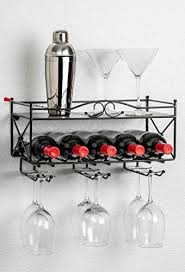Wall mounted wine rack and glass holder by urbanwestdesigns. The Best Hanging Wine Glass Racks I Love Wine