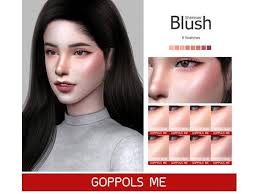 The Sims 4 Gpme Shimmer Blush Sims 4 Cc Eyes The Sims 4 Skin Sims