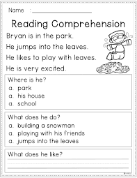 Below you'll find 9th grade reading comprehension passages along with questions and answers and related vocabulary activities. Worksheet Book Phonicsksheets First Grade Reading Comprehension Free Printable Math Samsfriedchickenanddonuts