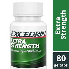 Excedrin Extra Strength For Headache Relief Geltabs 80 Count