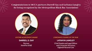 Congratulations to Darrell S. Gay and LaTanya Langley for being honored by… 
