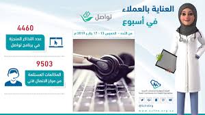 هيئة التخصصات الصحية على تويتر التخصصات الصحية انفوجرافيك العناية بالعملاء عدد التذاكر المنجزة في برنامج تواصل 4460 المكالمات المستلمة 9503 Https T Co K8lkosjsz0