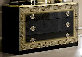 للحجز والاستفسار الرجاء المراسله على الخاص فقط. Aida 3dw Dressing Table Black Gold Homecare Furnishings