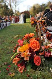 Rich Fall Colors Define A Tennessee October Outdoor Wedding Cedarwood Weddings Fall Wedding Decorations Outdoor Fall Wedding Outdoor Wedding Decorations