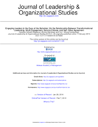 Øyvind hjertnes er dagleg leiar i hordalands eldste takstolprodusent, ludvik hjertnes as. Pdf Engaging Leaders In The Eyes Of The Beholder On The Relationship Between Transformational Leadership Work Engagement Service Climate And Self Other Agreement