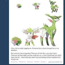 The First Two Are Shaymin Land And Shaymin Sky Formes