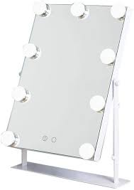 For example, vanity mirror with lighting. Buy Light Up Life Mirrors Vanity Mirror With 9 Led Lights Bulbs Illuminated Kit As Makeup Mirror Mirror For Dressing Tables Color White Online Shop Home Garden On Carrefour Uae