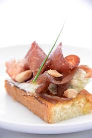 Crostini Bresaola Dolce Gorgonzola Almond Fig Olive Dinner Party Recipes Food Fall Menu