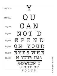 Mark Twain Eye Chart Quote Typography Eye Chart Quotes Eye Chart Mark Twain Quotes