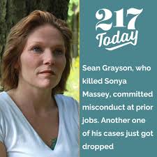 Former Sangamon County Deputy Sean Grayson's history of problematic  behavior has come to light since Grayson killed Sonya Massey in July. One  woman who Grayson arrested years earlier had tried to sound