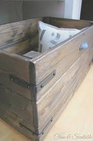 Diy Wooden Crate Tutorial Clean And Scentsible Diy Wooden Crate Wooden Diy Wooden Crate