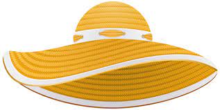 Yellow Summer Female Hat Transparent Png Clip Art Image Clip Art Hats For Women Girls Accessories