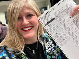💙Guess where I am, today, exactly one week out!? You guessed it — early  voting for my favorites, including the first woman #POTUS @kamalaharris  @timkaine @donbeyerva before the @dodgers take the field