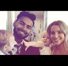 Paine's been busy behind the stumps engaging with rohit sharma and rishabh pant she posted a picture of pant holding one of her kids, she holding the other, with the caption best babysitter. Pant Debuts As Paine Family Babysitter Cricket Com Au