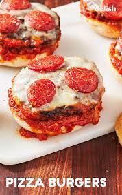 Pizza Burgers Mean You Never Have To Choose Recipe Pizza Burgers Recipes Pizza Burgers Recipe