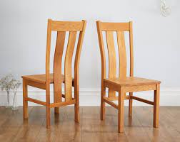 Churchill Contemporary Solid Oak Dining Chair From Top Furniture