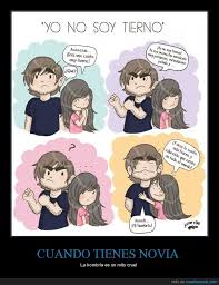 Cuando Tienes Novia Cute Funny Cartoons Funny Love Love Images