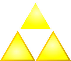 Glyphs and icons for blocks of the unicode standard: Triforce Wikipedia