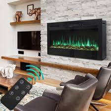 This classicflame simmons 60 inch electric fireplace tv stand has many features of media console. 60 Inch Electric Fireplace Wall Mounted Electrical Fire Suite With 9 Flame Colour Effect Remote Control 220v 240v 50hz 1800w 152 4x14x54 4cm Buy Online In Botswana At Botswana Desertcart Com Productid 226139590