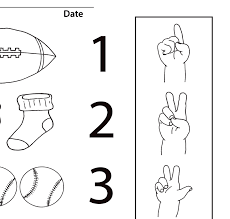 Up to 12,854 coloring pages for free download. Coloring Sheet Numbers 1 5 Asl Teaching Resources