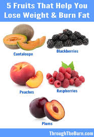 5 fruits to help burn fat lose weight
