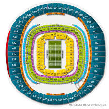 Mercedes Benz Superdome 2019 Seating Chart