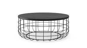 My coffee table decor may change with the seasons but the one thing that remains the same are 3. Contemporary Coffee Table Wire Dare Studio American Walnut Natural Oak Wire