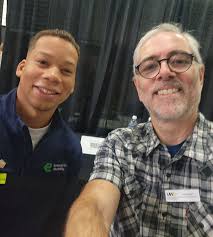 Was thrilled to run into a recent UW Oshkosh Comm Studies grad, Cameron…