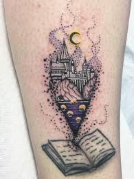 Awe Inspiring Book Tattoos For Literature Lovers Hogwarts Tattoo Tattoos For Lovers Book Tattoo