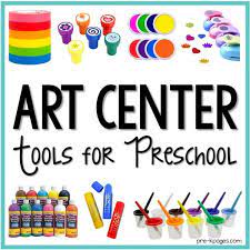 Art Center Tools For Preschool Pre K Pages Art Center Preschool Preschool Art Preschool Art Activities