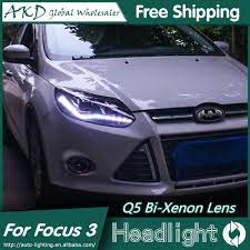 Akd Car Styling For Ford Focus 3 Led Headlights 2012 New Focus Led Headlight Drl Bi Xenon Lens High Low Beam Parking Fog Lamp Ford Focus 3 Ford Focus Car