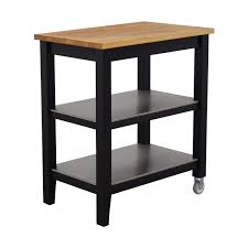For instant storage and counter space, try a kitchen island or a kitchen cart. 57 Off Ikea Ikea Stenstorp Wood And Black Kitchen Island Cart Tables