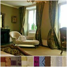 Check spelling or type a new query. Eyelet Curtains Huge French Damask Antiqued Gold 115 034 D 55 034 W Heavy Lined Long Bay Curtains Stylish Interiors Curtains For Sale