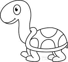 Drawing vector photo free trial bigstock. Animals Turtle Black White Outline Easy Drawings For Kids Easy Drawings Turtle Drawing