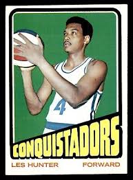 1972 Topps Basketball #217 Les Hunter EX