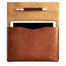 This chic ipad case is ideal for everyone as it's rather minimalist and cool, and creamy color is 100% universal. Hand Stitched Tablet Cases Sleeves By Capra Leather